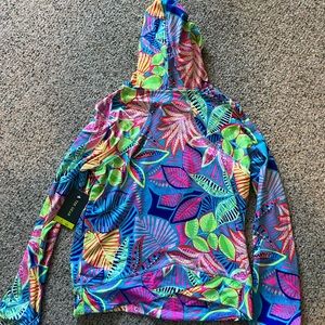 Girls Size L Bright Colored Hoodie
